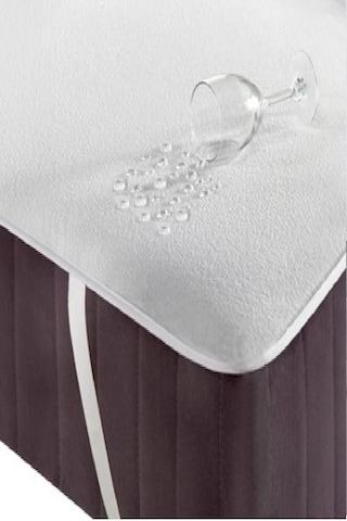 Evony Tek Kişilik Sıvı Geçirmez Alez 90x200 Cm Pamuklu Yatak Koruyucu Alez Beyaz