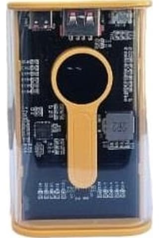 22.5w Pd Hizli 10000 Mah Digital Şeffaf Tasarimli Powerbank Sari