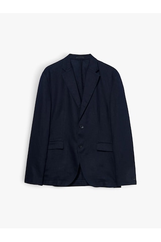 Sisley %100 Keten Astarsız Rahat Kalıp Ceket Erkek Lacivert Ceket - 325p2aghsw01q