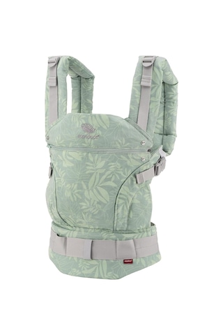 Manduca First Ergonomik Bebek Taşıyıcı 3 Taşıma Pozisyonu, Ayarlanabilir ve Konforlu Portbebe Yeşil Tek Ebat