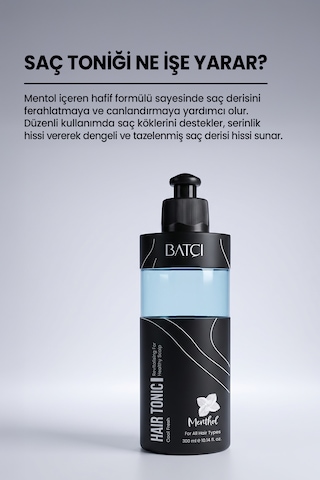 Mentollü Saç Toniği Ferahlatıcı, Kök Canlandırıcı
