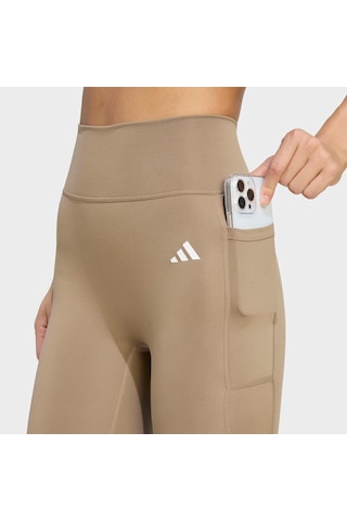 Adidas Optime Essentials 7/8 Kadın Bej Tayt Kt3832 Krem