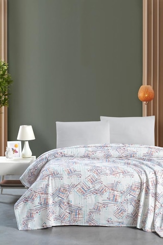 Mulberry Aneas Çift Kişilik Pike Yatak Örtüsü 220x230 Bej