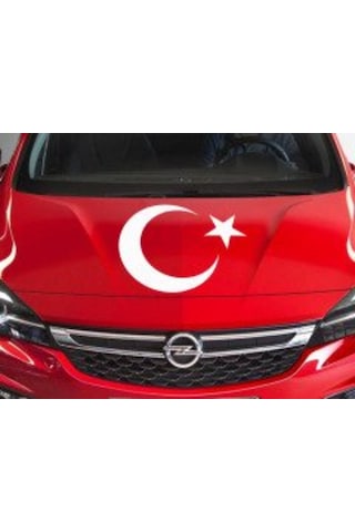 Ay Yıldız Türk Bayrağı Sticker - Ay Yıldız Sticker, Oto Sticker