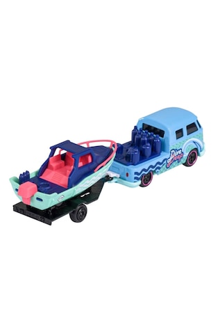 Majorette Volkswagen T1 Ve Tekne Trailer Model Araba