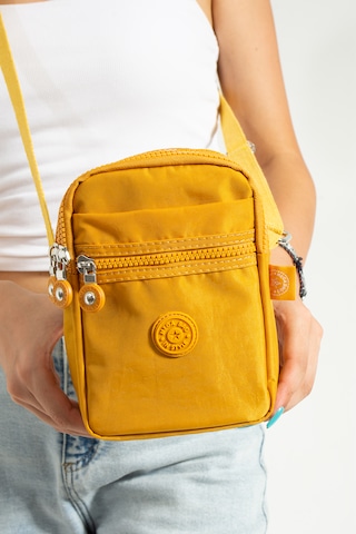 Nemo Bags Sarı Unisex Telefonluk, Cüzdan, Kartlık, Çapraz Askılı Omuz Çantası, 18x13cm Sarı
