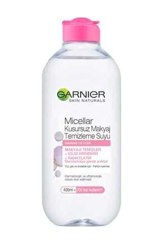 Garnier Micellar Makyaj Temizleme Suyu 400ml, 24 Saat Nemlendirme, Hassas Ciltler İçin Sku: Smgstk00df72d37b