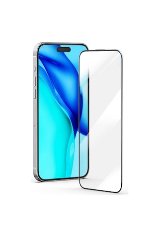 Apple iPhone 15 Uyumlu Recci Rsp-a20hd Full Transparan Temperli Cam Ekran Koruyucu