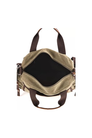 ÇÇS 31352 Kanvas Omuz Askılı Evrak Çantası Yeşil