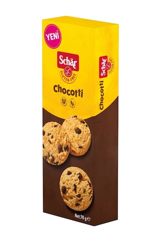 Schar Chocotti Damla Çikolatalı Glutensiz Kurabiye 70 G 2 Adet