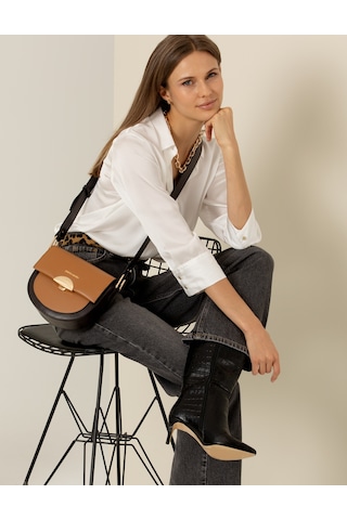 Pierre Cardin Kadın Taba Çanta 50266438-880 Taba