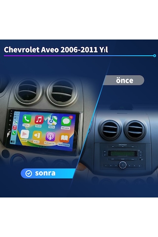 Chevrolet Aveo 2006-2011 Yıl 4gb Ram 32gb Rom Multimedya Android