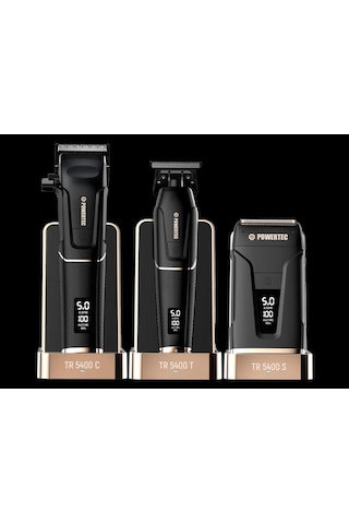 Powertec TR-5400 Saç & Sakal & Ense Profesyonel Tıraş Makinesi Seti
