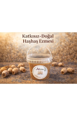 Doğal Haşhaş Ezmesi 400g - Katkısız Hakiki Çift Çekim Sürülebilir Yöresel Lezzet