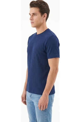 Raymons Erkek Sıfıryaka Triko Tişört Regular Kalıp Bgl-st05566 A.lacivert