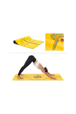 XTR Fitness Profesyonel Kauçuk + PU Kaydırmaz Yoga Matı 5 mm