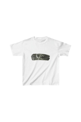 Freedom Store Çocuk Unisex Baskılı T-shirt - Beyaz