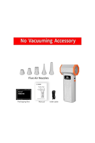 Fochsia Gray No Vacuuming Accessory Aicevoos Şarj Edilebilir Yüksek Hızlı Turbo Jet Fan Toz Üfleme Aleti Taşınabilir El Kurutucu Üfleyici