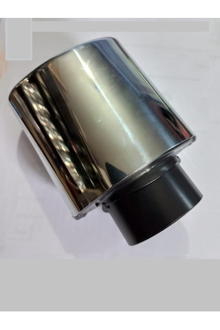 İÇİ DOLU YASSI KROM TEKLİ EGZOZ UCU