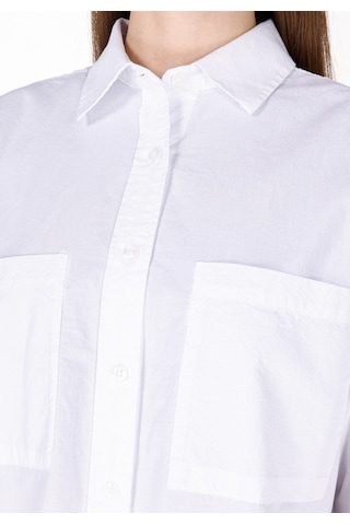 Colin's Colins Regular Fit Shirt Neck Düz Kadın Beyaz Uzun Kol Gömlek Cl1073373 Cl1073373 Q1.v1 Wht Beyaz