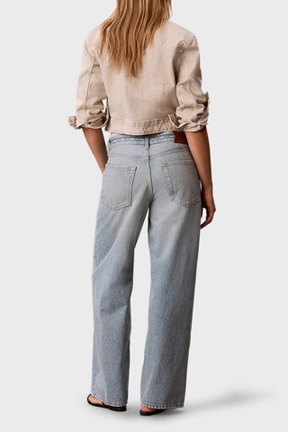 Calvin Klein Pamuklu Düşük Bel Bol Paça Baggy Jeans Lv047g916gyp3 Bayan Kot Pantolon Lv047g916g Yp3 Açık Mavi