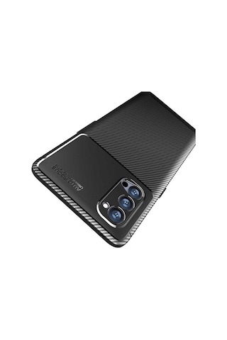 Oppo Reno 4 Pro 5G Kilif Karbon Silikon Case 486309799