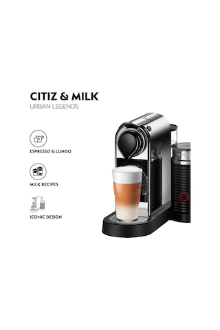 Nespresso Citiz Platinium&milk C145 Stainless Kahve Mk.