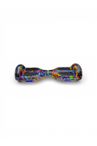 Elektrikli Kaykay Hoverboard Bluetooth Hoparlörlü 6.5 Inch Otomatik Akıllı Denge RS-S5 -Bang Bang Grafiti