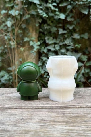 Rufus Concept Astronot 3d Tekli Mum Kalıbı Silikon