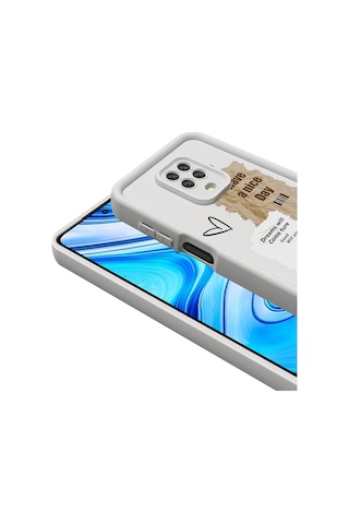 Xiaomi Redmi Note 9 Pro İle Uyumlu Kılıf Kamera Korumalı Yüzeyi Baskılı Arka Kapak