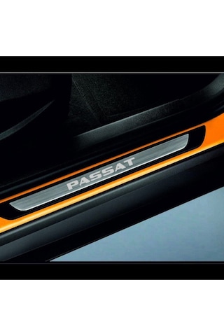 Volkswagen Passat B8 2015-2019 Modeller Old Krom Kapı Eşiği 4 Parça Yazılı