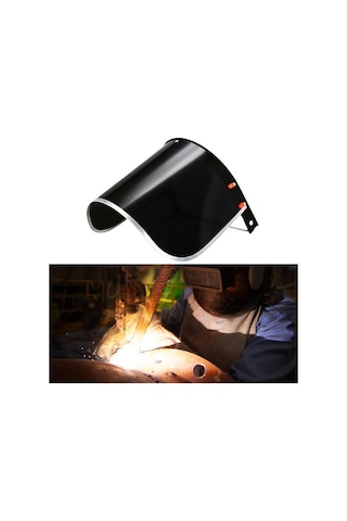 Trendooze Yüz Siyah Kesme Kaynak Kalkanı Darbe Budama Bahçe Ayarlanabilir Anti Pt