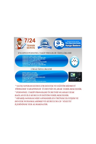PARMAK OKUMA KARTLI PERSONEL TAKİP SİSTEMİ PDKS PROGRAM DAHİL