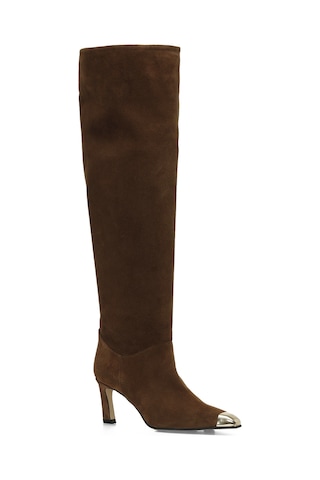 Nine West Harrı 4pr Taba Kadın Topuklu Çizme 000000000101976105 Taba
