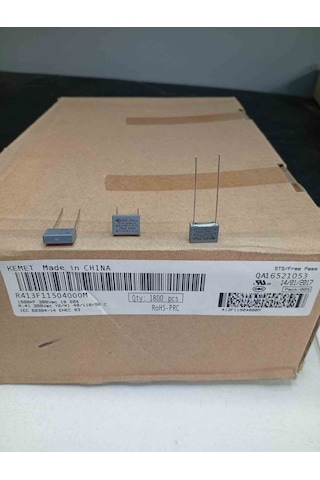 R413f11504000m 1.5nf 300vac 10mm Polyester Kondansatör 100 Adet