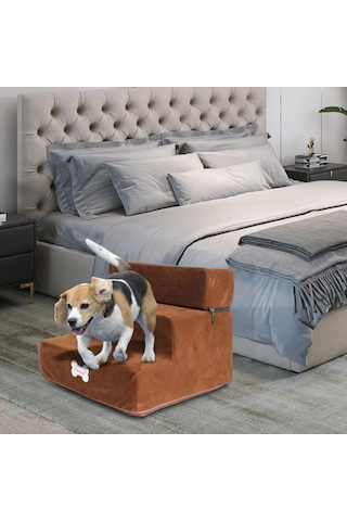 Homyl Köpek Merdiven Merdiveni Evcil Hayvan Rampası 3 Adım