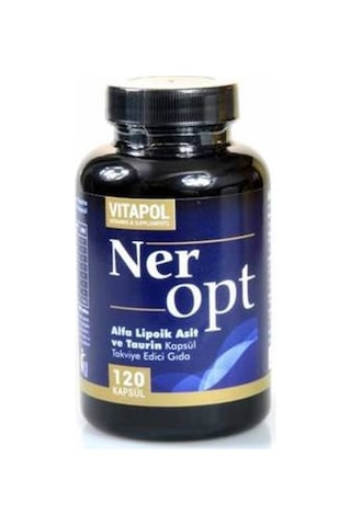 Vitapol Ner Opt Alfalipoik Asit Taurine Complex 120 Kapsül
