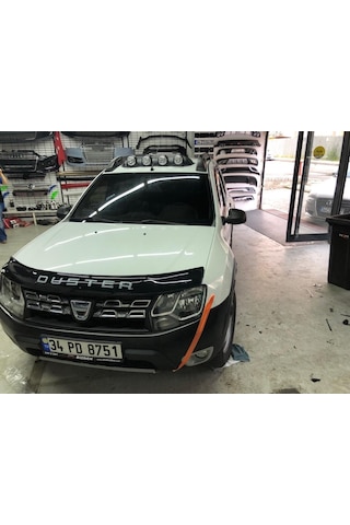 Dacia Duster 2010-18 Sis Çerçevesi Gri Kaplama Plastik