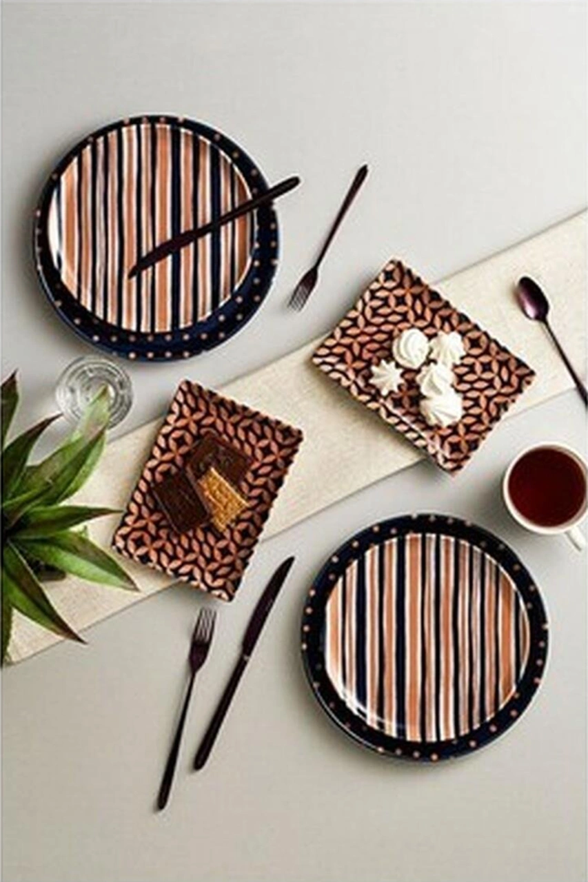 Porland Shapely İkram Ve Kahvaltı Takımı 18 Parça Süt Beyazı