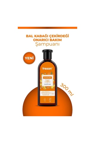 Tresan Bal Kabağı Onarıcı Sülfatsız Şampuanı 300 Ml Tüm Saçlar