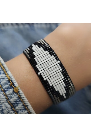 Harmel Jewelry Miyuki Grey Bileklik Çok Renkli