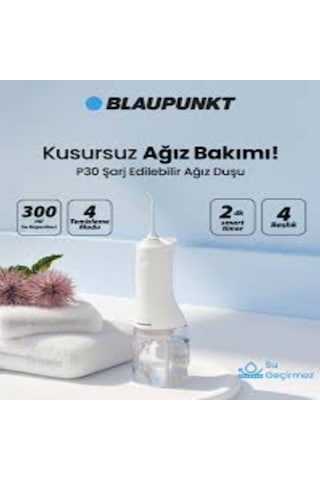 Blaupunkt P30 Şarj Edilebilir Ağız Duşu