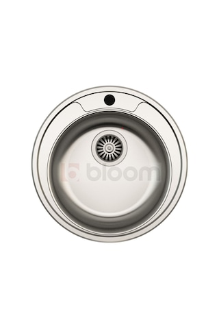 Bloom BLx -01 Krom Eviye Yuvarlak Çelik Eviye