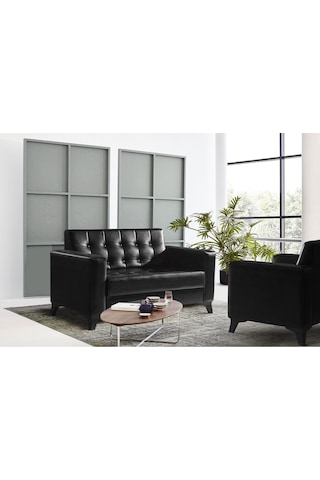Ofiscombin Ofis Büro Koltuk Koltuğu Kanepe Oturma Takımı Ofis Grupları Martin Siyah Onesta211s