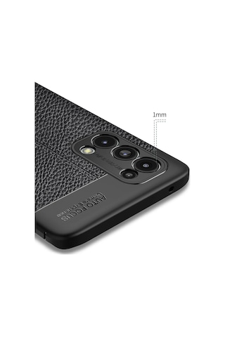 Newface - 586 - Oppo Reno 5 Pro Kılıf Auto Focus Kapak - Csmo-tex - - Siyah Sıyah