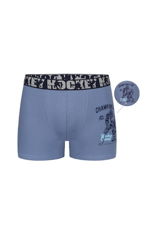 Donella 5'li Erkek Çocuk Boxer Koyu Gri