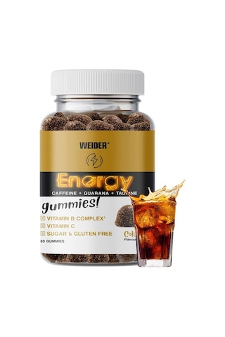 Weıder Energy Booster Caffeine Taurine 80 Gummies