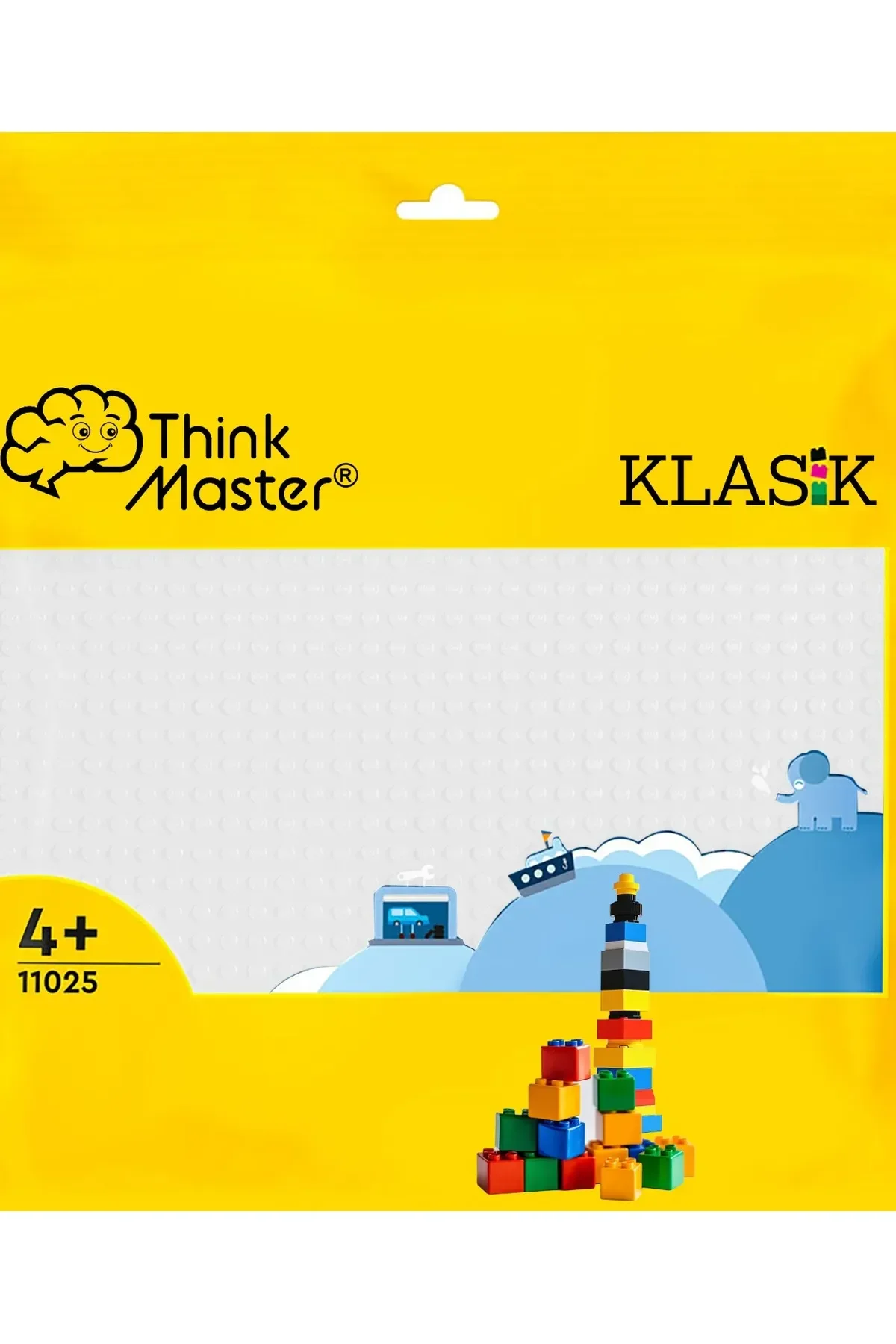 Thinkmaster 11026 Classic Beyaz Plaka Zemin - Classic Beyaz Zemin 11026 - 25cmx25cm Ebatlarında Beyaz