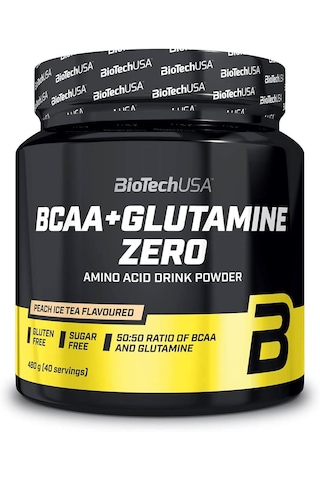 Bıotech Bcaa + Glutamine Zero - 480 G 40 Servis Böğürtlen