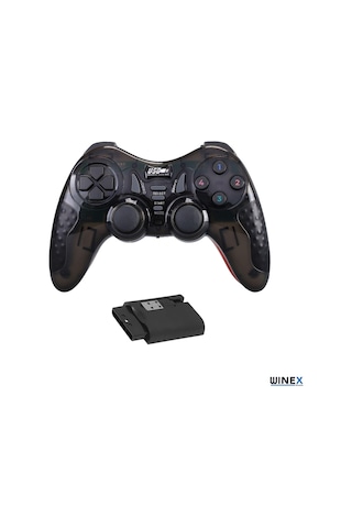 Winex 7in1 Pc/ps2/ps2/ps3/pc360/tv/tvbox Kablosuz Gamepad Siyah